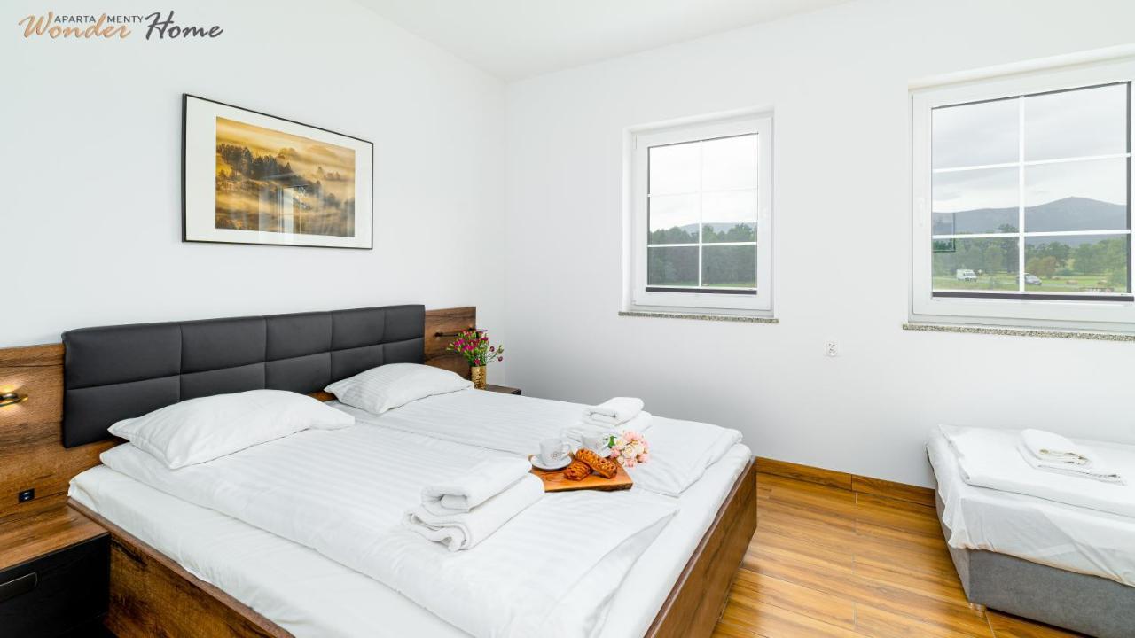 Wonder Home - Apartamenty Halo Karkonosze Z Ogrodem, Sezonowym Basenem, Placem Zabaw I Widokiem Na Sniezke - Zlokalizowane Blisko Karpacza Mysłakowice Eksteriør billede