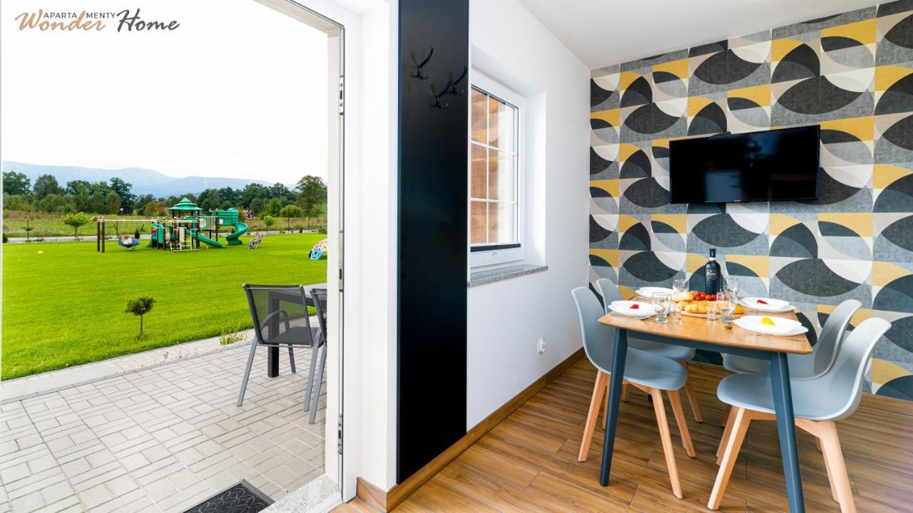 Wonder Home - Apartamenty Halo Karkonosze Z Ogrodem, Sezonowym Basenem, Placem Zabaw I Widokiem Na Sniezke - Zlokalizowane Blisko Karpacza Mysłakowice Eksteriør billede